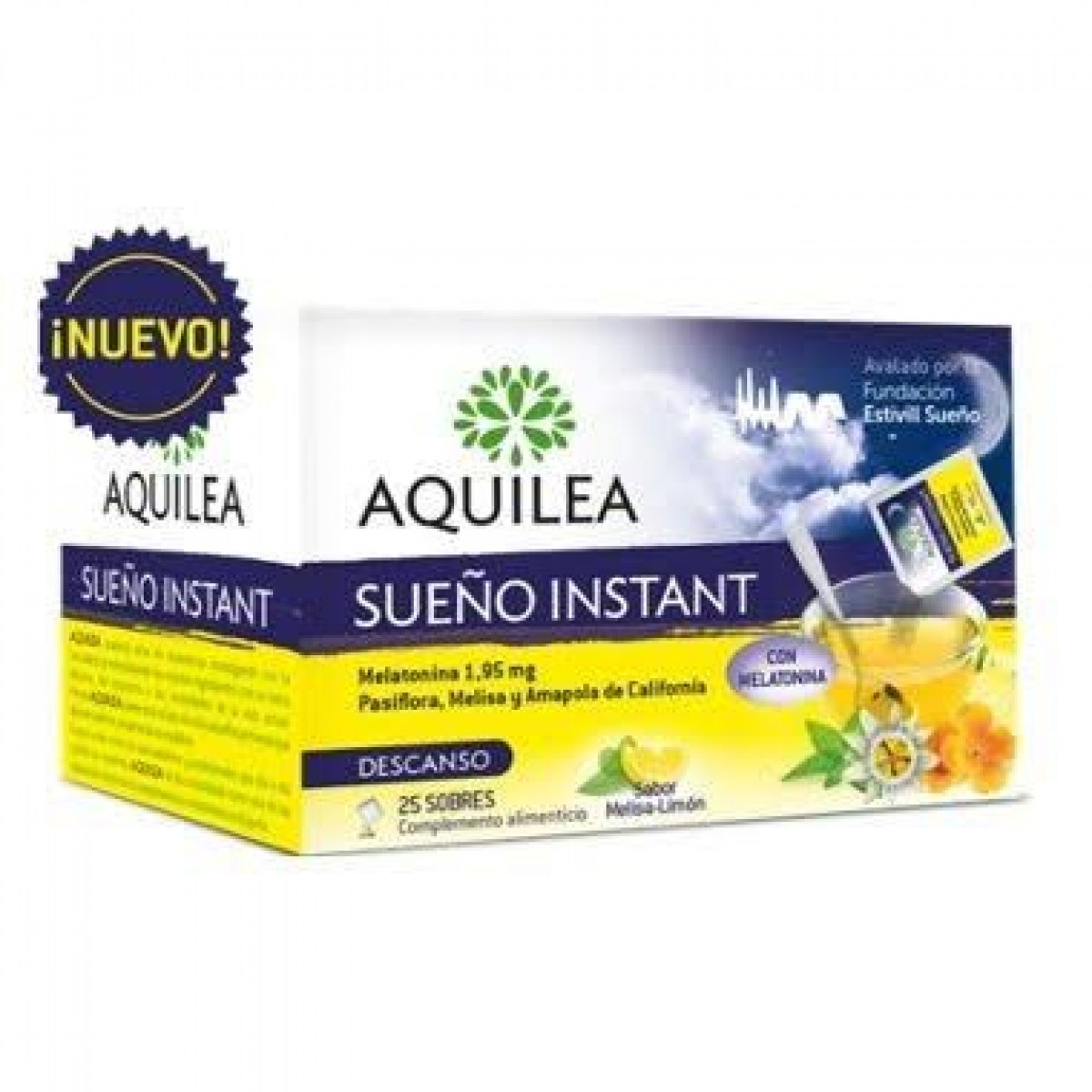 aquilea sueno instant 25 sobres