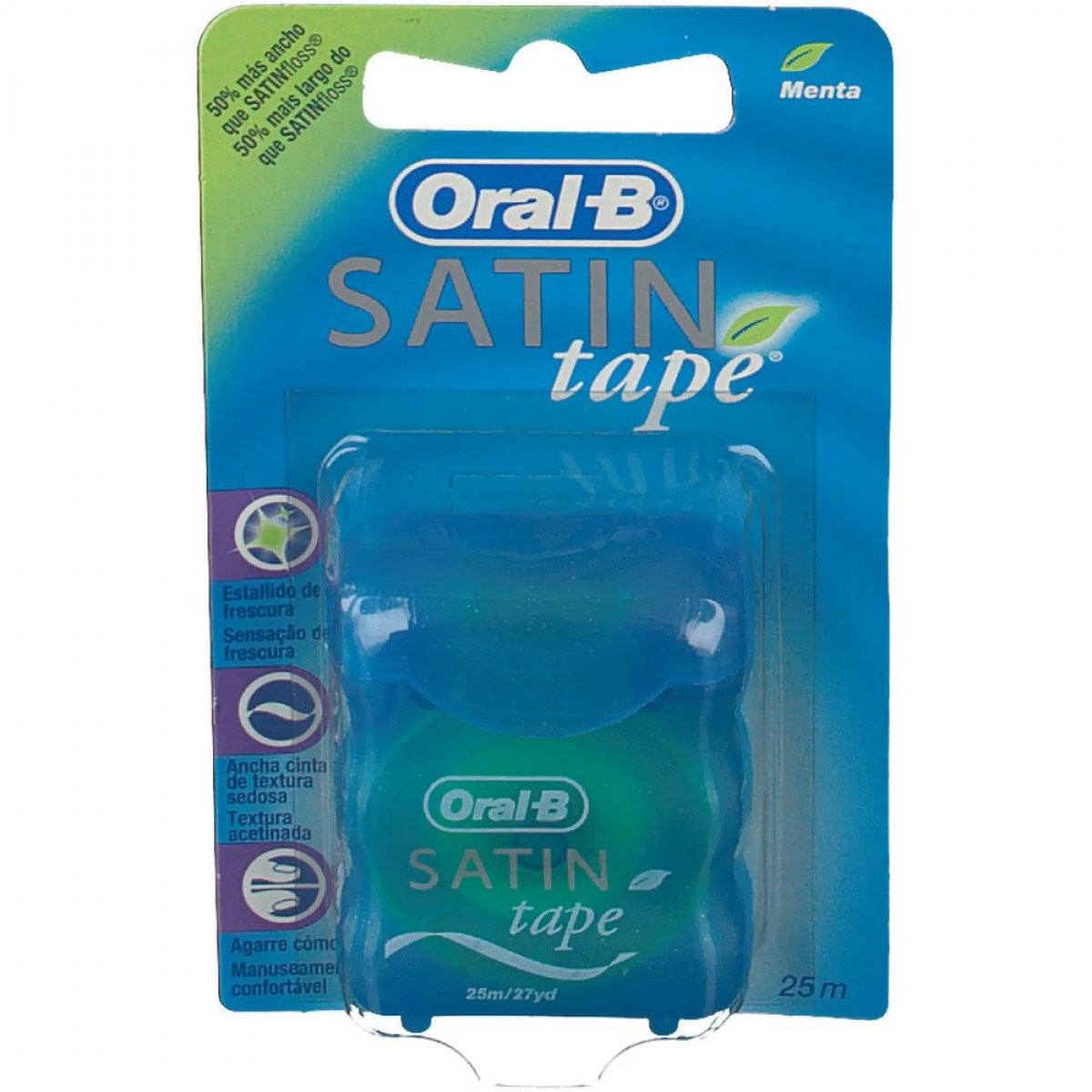cinta dental oral b satin tape menta