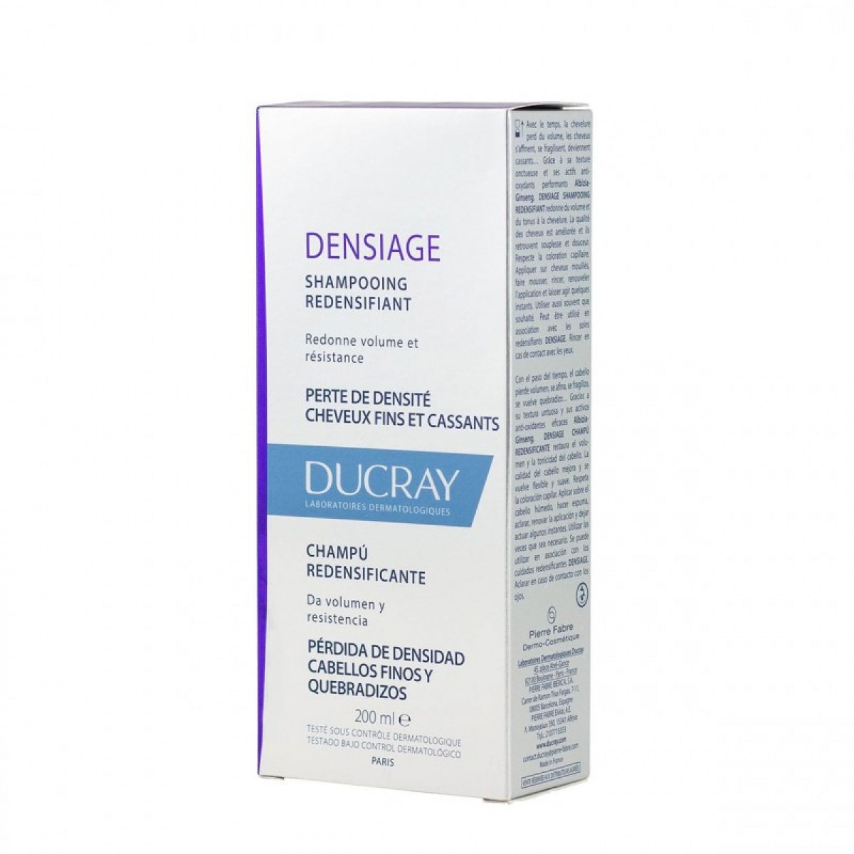 ducray champu redensificante densiage 200 ml