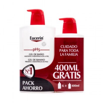 eucerin ph5 gel de bano 1l 400 ml
