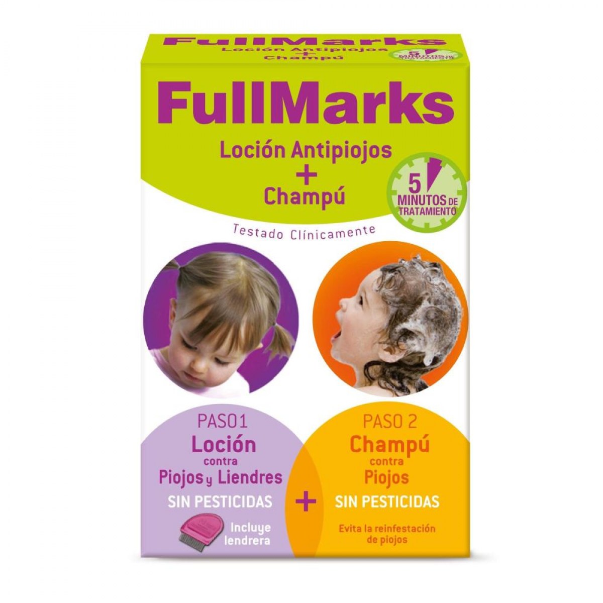 fullmarks kit antipiojos locion champu