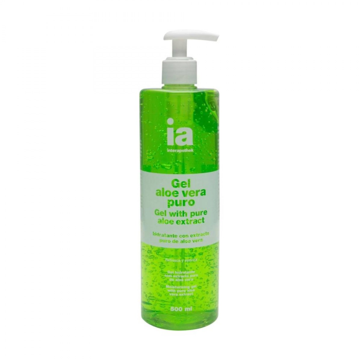 interapothek gel hidratante aloe vera puro 500 ml