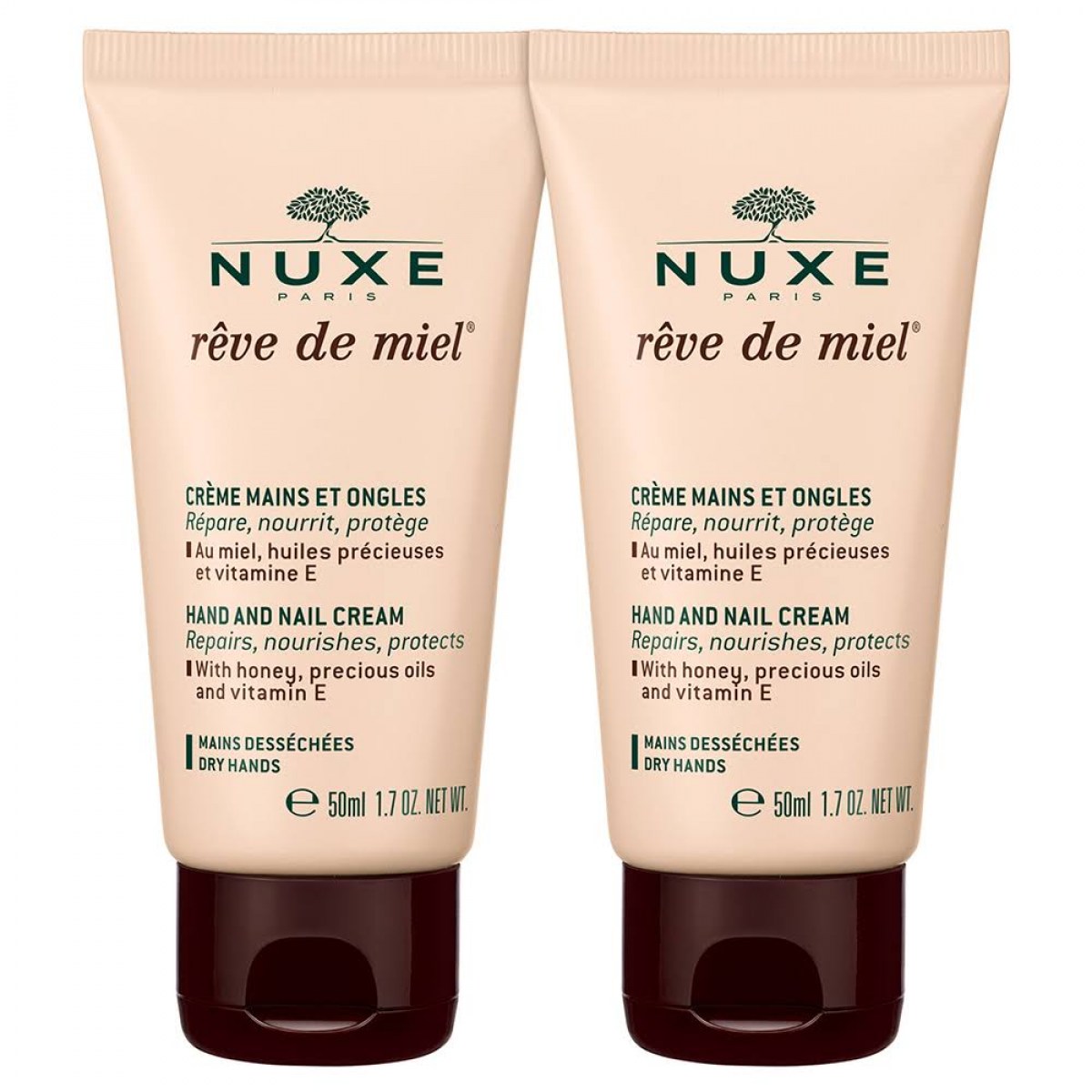 nuxe duplo crema de manos reve de miel