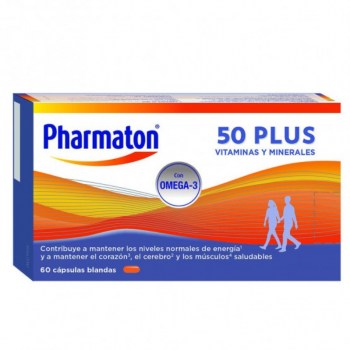pharmaton 50 plus 60 capsulas